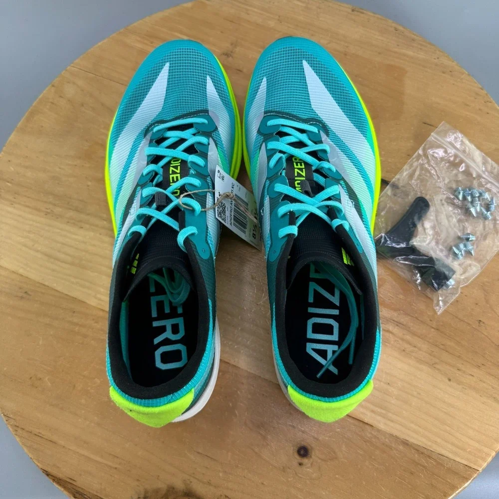 Mens‎ 8.5 /  Womens 9.5 - Adidas Adizero Avanti XC Track Spikes Aqua Blue NEW